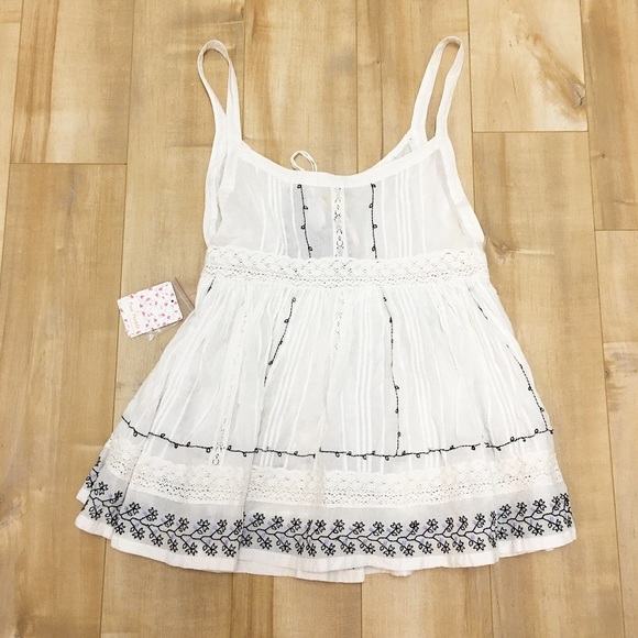 🌟HOST PICK🌟NWT RARE Vintage Free People Boho Top - Picture 7 of 11